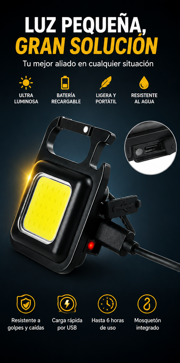 MINI LINTERNA DE LLAVERO