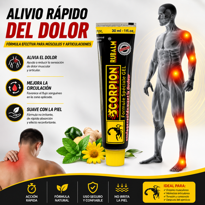 POMADA ALIVIO MUSCULAR VENENO DE SCORPIO