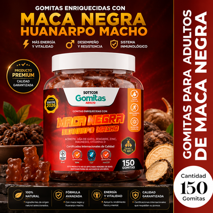 Gomitas Adulto Maca Negra - SOTTCOR