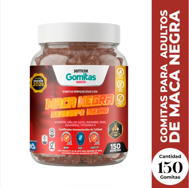 Gomitas Adulto Maca Negra - SOTTCOR